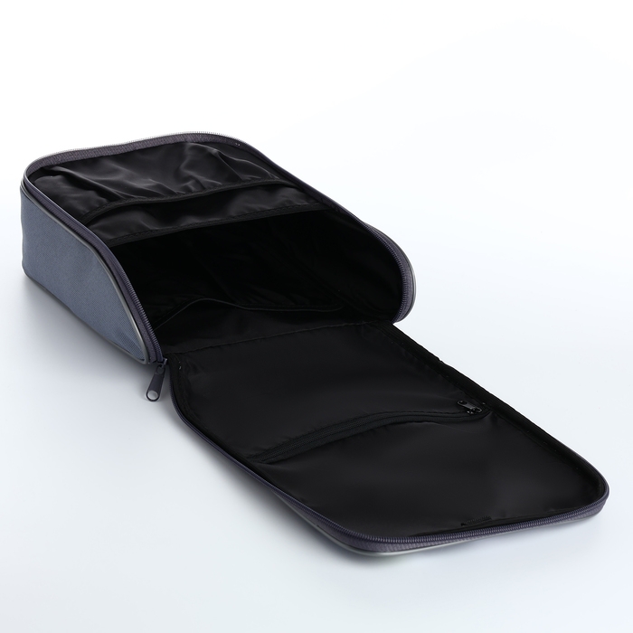 Косметичка-несессер на молнии, цвет серый Косметичка-несессер на молнии, цвет серый