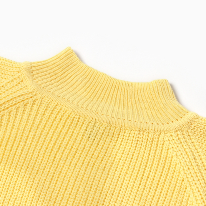 Свитер для девочки MINAKU, цвет жёлтый, рост 128 см