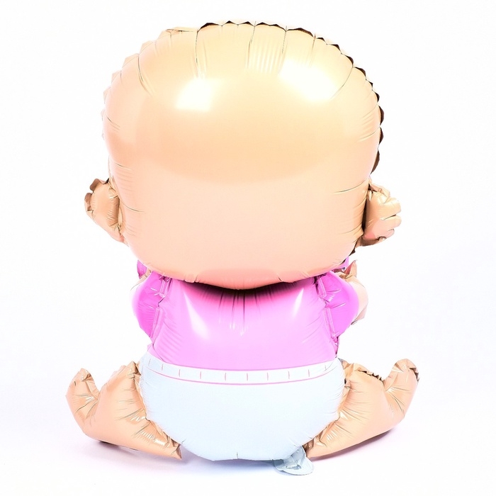 Шар фольгированный 36" &laquo;Улыбающаяся малышка с соской. Девочка&raquo;, под воздух