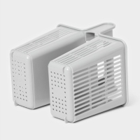 Сушилка для столовых приборов, 2 отделения, 10,1×13,8×16 см, цвет серый Сушилка для столовых приборов, 2 отделения, 10,1×13,8×16 см, цвет серый