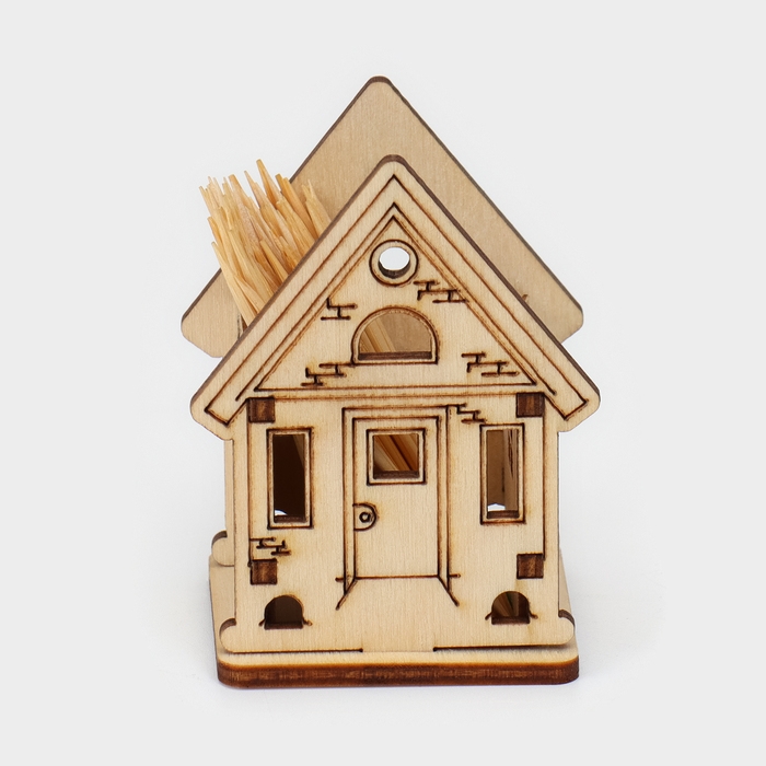 Подставка под зубочистки Доляна &laquo;Домик&raquo;, 5&times;5&times;7 см