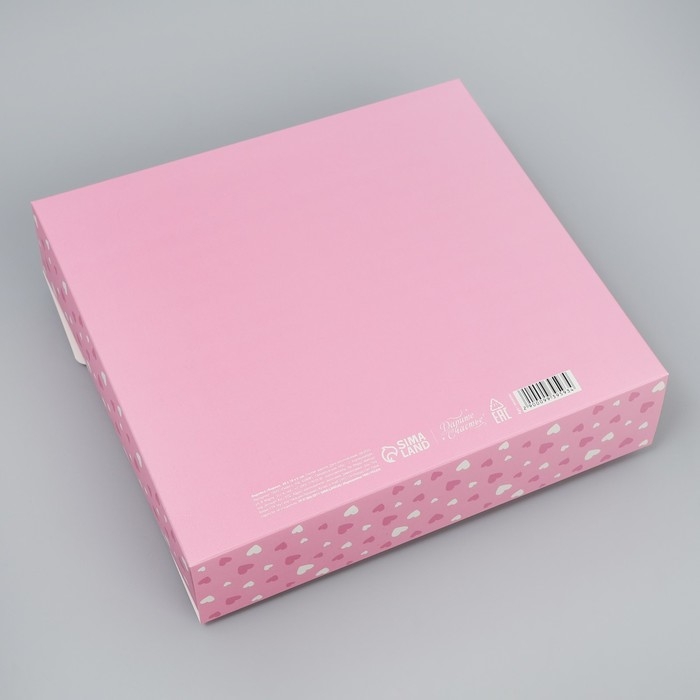 Коробка-фоторамка подарочная складная, упаковка, &laquo;Самой милой&raquo;, 20 х 18 х 5 см