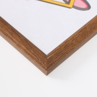 Фоторамка дерево 15х21 см, мокко (пластиковый экран)