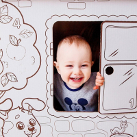 Дом-раскраска из картона &laquo;Мой домик&raquo;