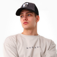 Кепка мужская с сеткой DIGNITY, цвет чёрный, р-р 56 Кепка мужская с сеткой DIGNITY, цвет чёрный, р-р 56