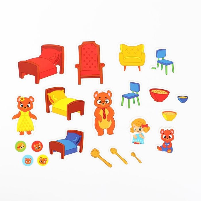 Настольная игра &laquo;Учимся считать. Три медведя&raquo;, 3+