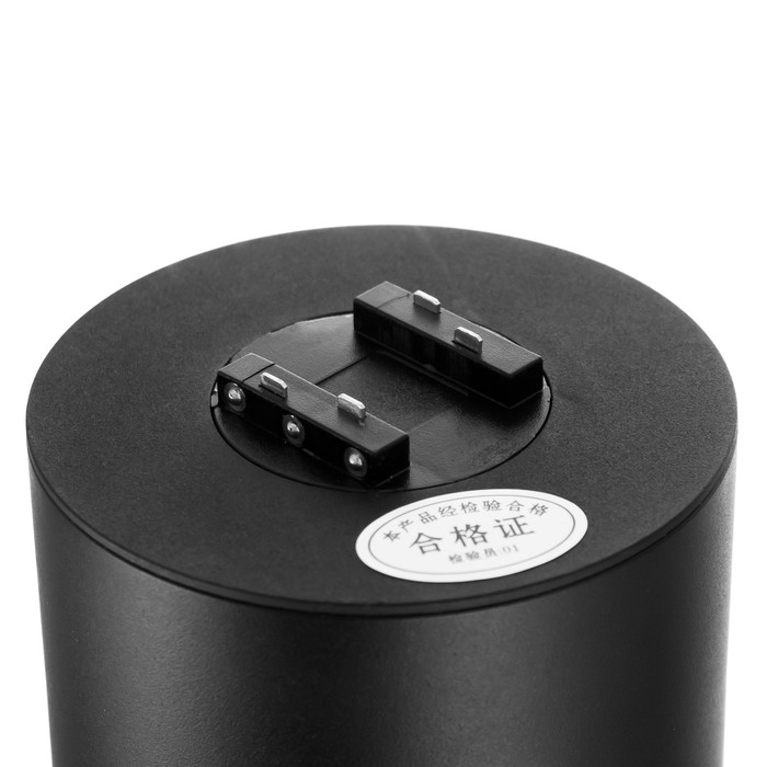 Светильник трековый SLIM Светильник трековый SLIM "Цилинр" LED 12Вт 3000K-6000К 48V CRI90 черный 8х8х7,5см