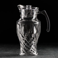 Кувшин для воды стеклянный «Вихрь», 1,6 л, 12×25,5 см Кувшин для воды стеклянный «Вихрь», 1,6 л, 12×25,5 см