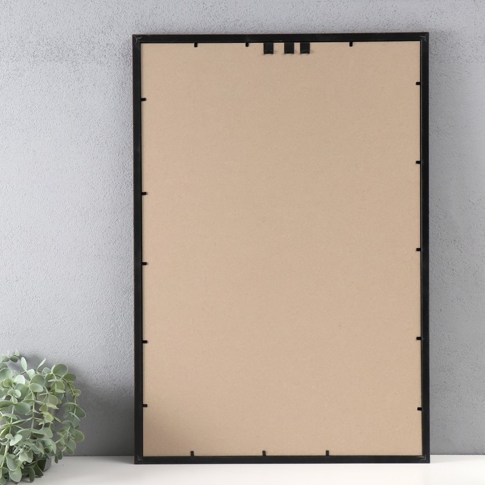 Фоторамка пластик "Стиль коричневый" 40х60 см, коричневый