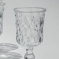 Набор фужеров &laquo;Афродита&raquo;, стеклянный, d=8 см, h=16 см, 210 мл, 6 шт