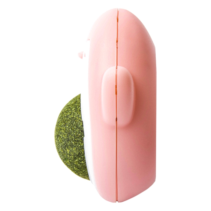 Игрушка для кошек с кошачьей мятой Игрушка для кошек с кошачьей мятой "Пингвин", 6 см. розово-бежевая