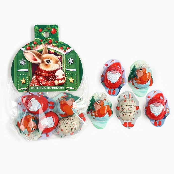 Новый год! Конфеты набор &laquo;Заяц&raquo;, 5 шт