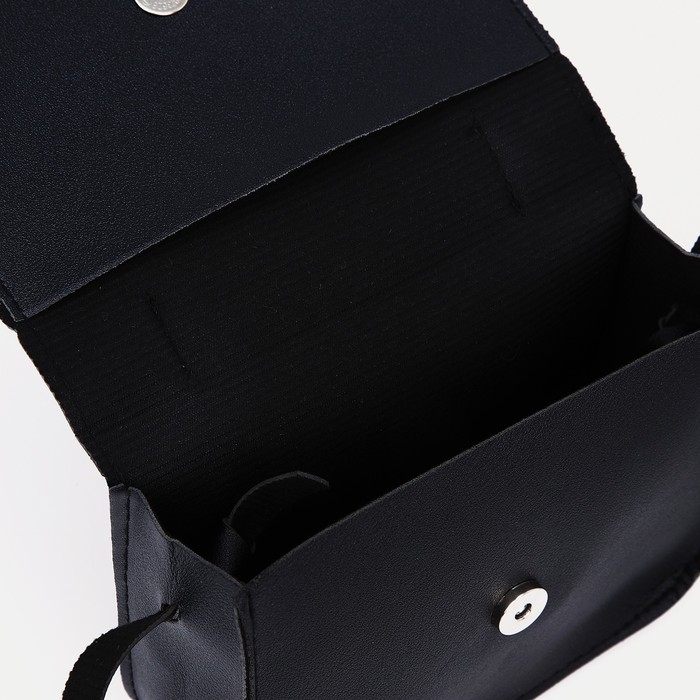 Сумка детская для девочки на магните, цвет чёрный Сумка детская для девочки на магните, цвет чёрный