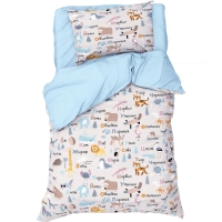 Постельное белье Этель 1,5 сп &laquo;Веселый алфавит&raquo; 143х215 см, 150х214 см, 50х70 см -1 шт