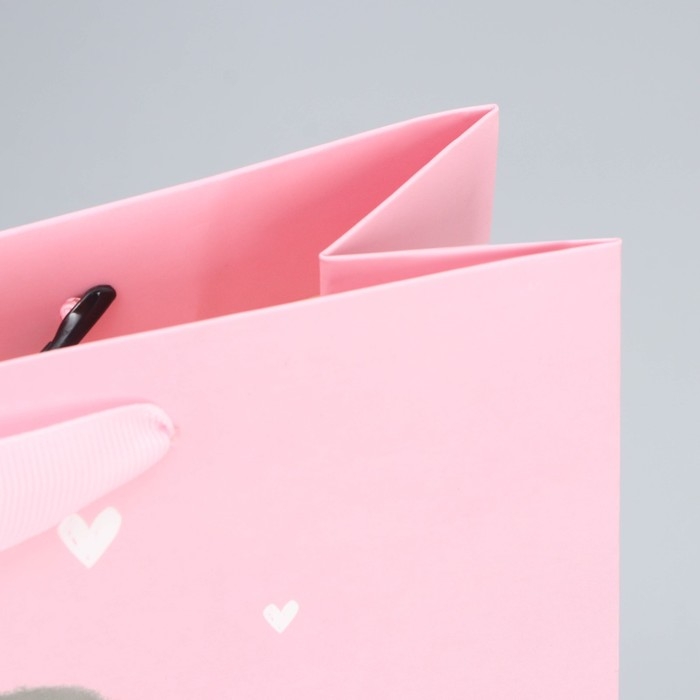 Пакет подарочный ламинированный вертикальный, упаковка, &laquo;Любви и тепла&raquo;, M 26 х 30 х 9 см