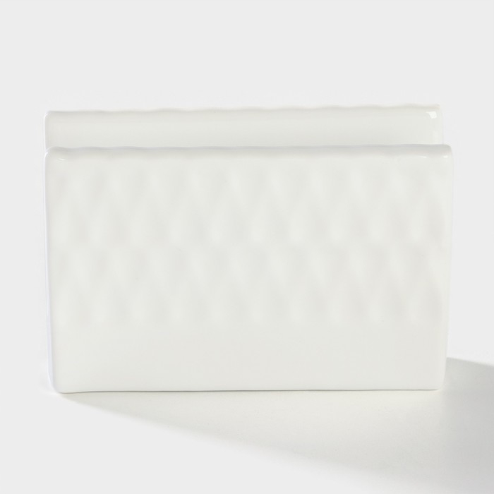 Набор керамический для специй на бамбуковой подставке BellaTenero «Герда», 3 предмета: солонка 120 мл, перечница 120 мл, салфетница, цвет белый Набор керамический для специй на бамбуковой подставке BellaTenero «Герда», 3 предмета: солонка 120 мл, перечница 120 мл, салфетница, цвет белый