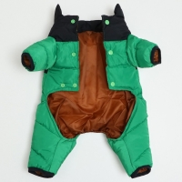 Комбинезон "Умка", размер 12 (ДС 28 см, ОГ 38 см, ОШ 27 см), чёрно-зелёный Комбинезон "Умка", размер 12 (ДС 28 см, ОГ 38 см, ОШ 27 см), чёрно-зелёный