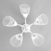 Люстра "Грэйс" 5х60Вт Е27 Белый 56х56х28см Люстра "Грэйс" 5х60Вт Е27 Белый 56х56х28см