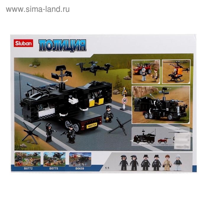 Конструктор Полиция &laquo;Штурмовой грузовик&raquo;, 759 деталей