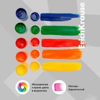 Гуашь 6 цветов х 15 мл, Erich Krause Basic, в эконом упаковке, картонный рукав Гуашь 6 цветов х 15 мл, Erich Krause Basic, в эконом упаковке, картонный рукав