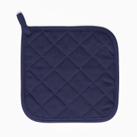 Прихватка Этель"Kitchen" цв.синий, 19х19 саржа,100% х/л Прихватка Этель"Kitchen" цв.синий, 19х19 саржа,100% х/л