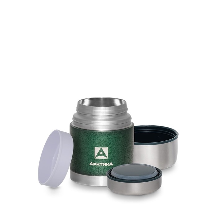 Термос для еды "Арктика", 306, 600 мл, в чехле, с ложкой, сохраняет тепло 12 ч