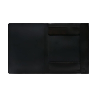 Папка-короб на резинке А4, 500мкм, Calligrata, корешок 25 мм, до 230 листов, тиснение "песок", черная Папка-короб на резинке А4, 500мкм, Calligrata, корешок 25 мм, до 230 листов, тиснение "песок", черная