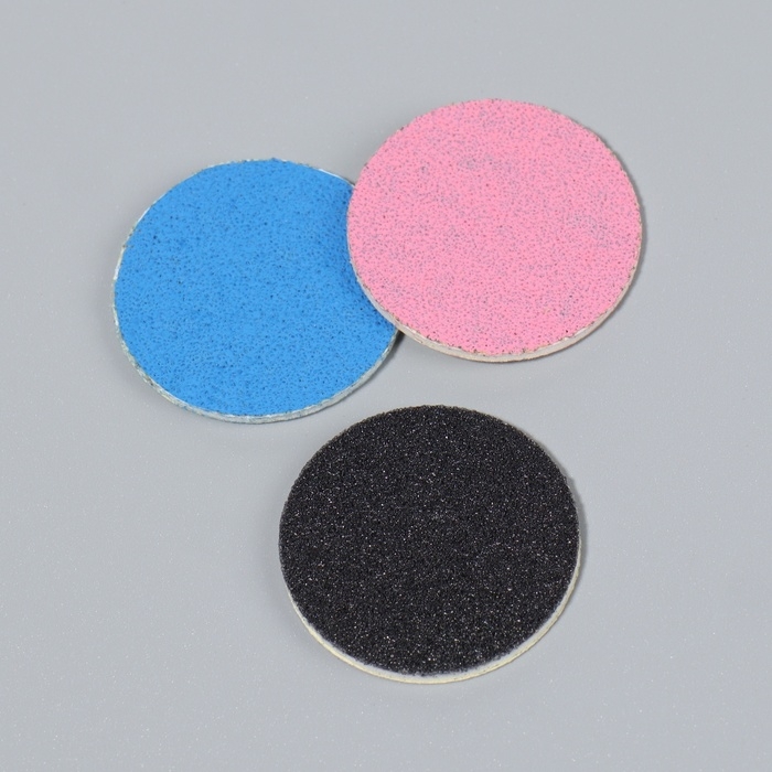 Набор для аппаратного педикюра, основа, диски 60 шт, d 25 мм, абразивность 80/120/180 Набор для аппаратного педикюра, основа, диски 60 шт, d 25 мм, абразивность 80/120/180