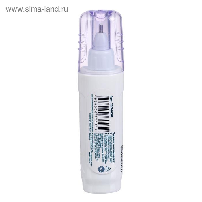 Корректор-ручка 12 мл Корректор-ручка 12 мл "Koh-I-Noor" металлический наконечник, флакон, морозостойкий