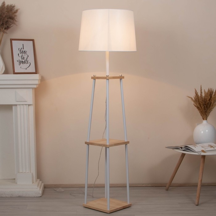 Торшер 88206/1 E27 40Вт белый 45х45х159 см