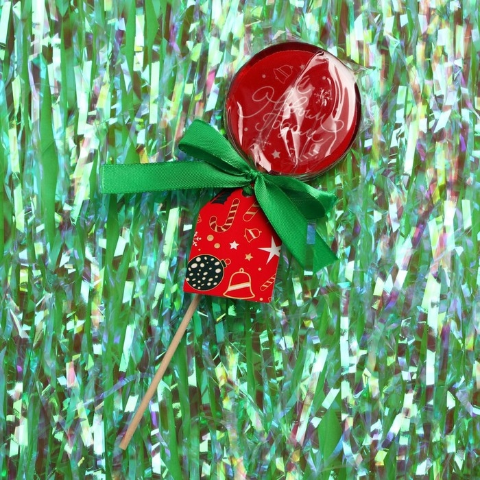 Новый год! Леденцы &laquo;С Новым Годом&raquo; с печатью, 25 г.