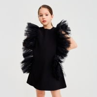 Платье для девочки MINAKU: PartyDress цвет чёрный, рост 140