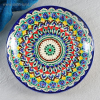 Ляган Риштанская Керамика "Узоры", 28 см, МИКС Ляган Риштанская Керамика "Узоры", 28 см, МИКС