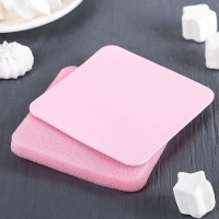 Набор матов для моделирования и сушки цветов из мастики, 9,5&times;9,5&times;1,5 см, 2 шт, цвет белый, розовый