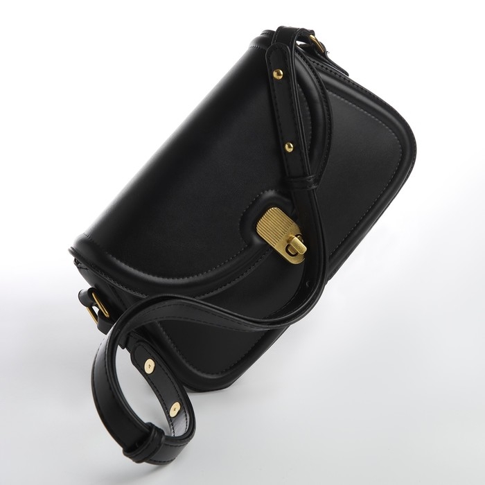 Сумка женская TEXTURA, мессенджер, средний размер, цвет чёрный Сумка женская TEXTURA, мессенджер, средний размер, цвет чёрный