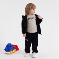 Лонгслив Крошка Я Street style, рост 62-68 см, бежевый Лонгслив Крошка Я Street style, рост 62-68 см, бежевый