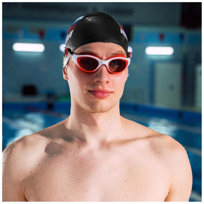Очки для плавания ONLYTOP, беруши, UV защита