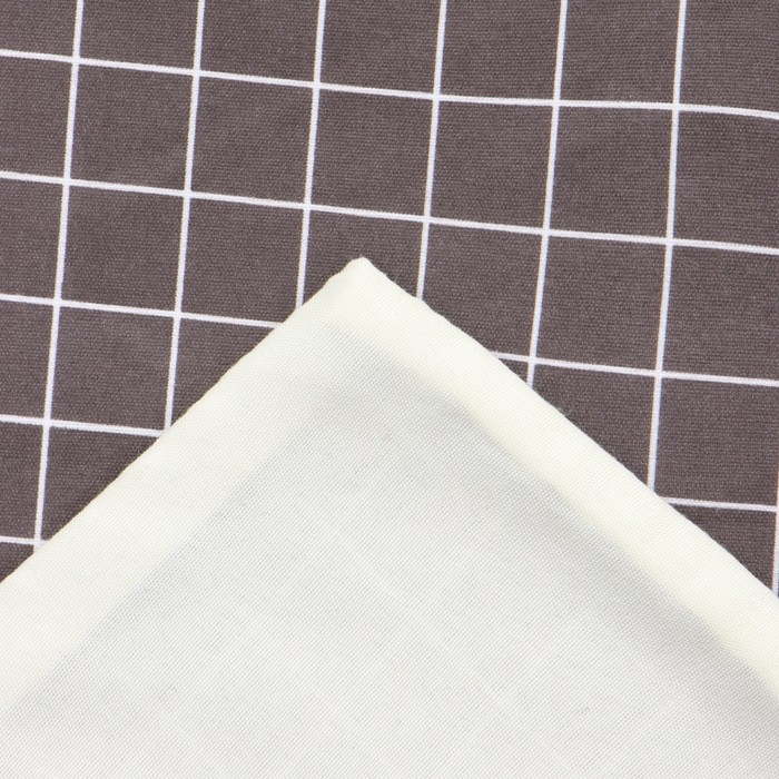 Постельное бельё Этель евро Graphite cage 200х215 см,225х240 см,50х70&plusmn; 3 см - 2 шт, новосатин