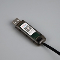 Умная гирлянда &laquo;Нить&raquo; 6 м с насадками &laquo;Пузырьки&raquo;, IP20, тёмная нить, 20 LED, свечение RGB, USB