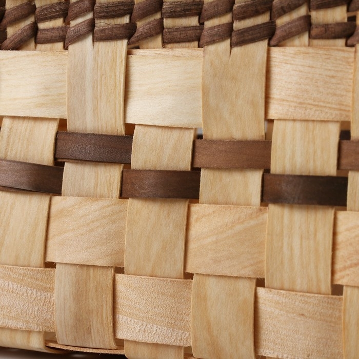 Корзина плетеная, 27,5 x 11 x 13/26 см, секвойя Корзина плетеная, 27,5 x 11 x 13/26 см, секвойя