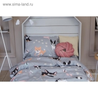 Постельное белье "Этель" 1.5 сп Best friend 143*215 см, 150*214 см, 50*70 см -1 шт,100% хл, бязь Постельное белье "Этель" 1.5 сп Best friend 143*215 см, 150*214 см, 50*70 см -1 шт,100% хл, бязь