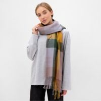 Шарф зимний с кистями MINAKU 65*180 + 8 см клетка Шарф зимний с кистями MINAKU 65*180 + 8 см клетка