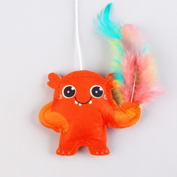 Дразнилка из фетра &laquo;&lrm;Монстрик&raquo;, 7,7х6,4 см