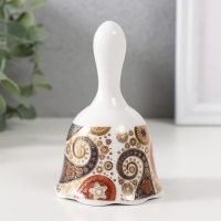 Колокольчик керамика "Узор пейсли" 6,5х6,5х10,5 см Колокольчик керамика "Узор пейсли" 6,5х6,5х10,5 см