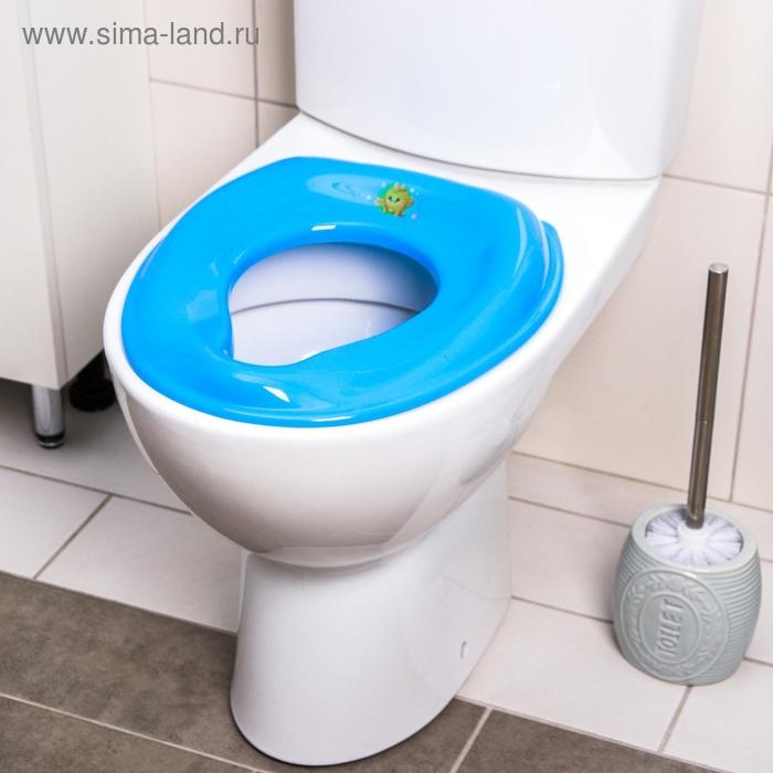 Сиденье на унитаз, цвет синий Сиденье на унитаз, цвет синий