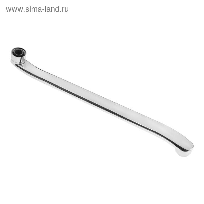 Излив для смесителя ZEIN, 3/4 Излив для смесителя ZEIN, 3/4", изогнутый, нерж. сталь, 40 см, аэратор пластик