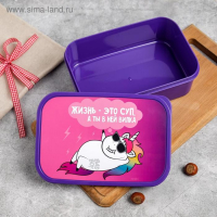 Набор ланч-боксов &laquo;Злой единорог&raquo; 1.2 л, 0.5 л, 0.15 л