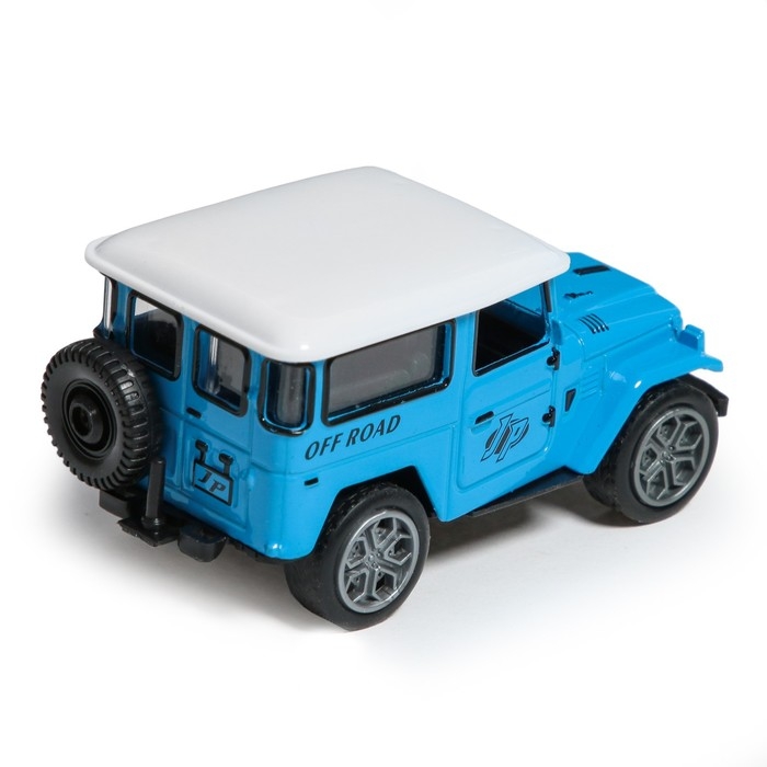 Машина металлическая &laquo;Джип&raquo;, инерционная, цвет синий