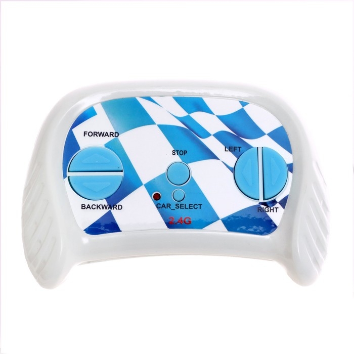 Электромобиль &laquo;Трактор&raquo;, с прицепом, цвет синий