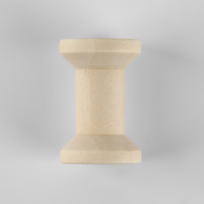 Набор деревянных катушек без покрытия, 15 шт, d = 2 &times; 3 см